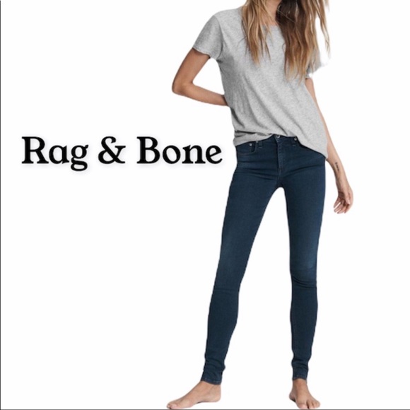 Rag & Bone Legging Jeans Color Midnight Size 26. - Picture 1 of 9
